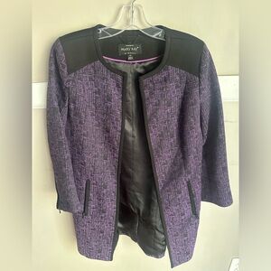Mary Kay Women’s Purple and Black Jacket Size 6T